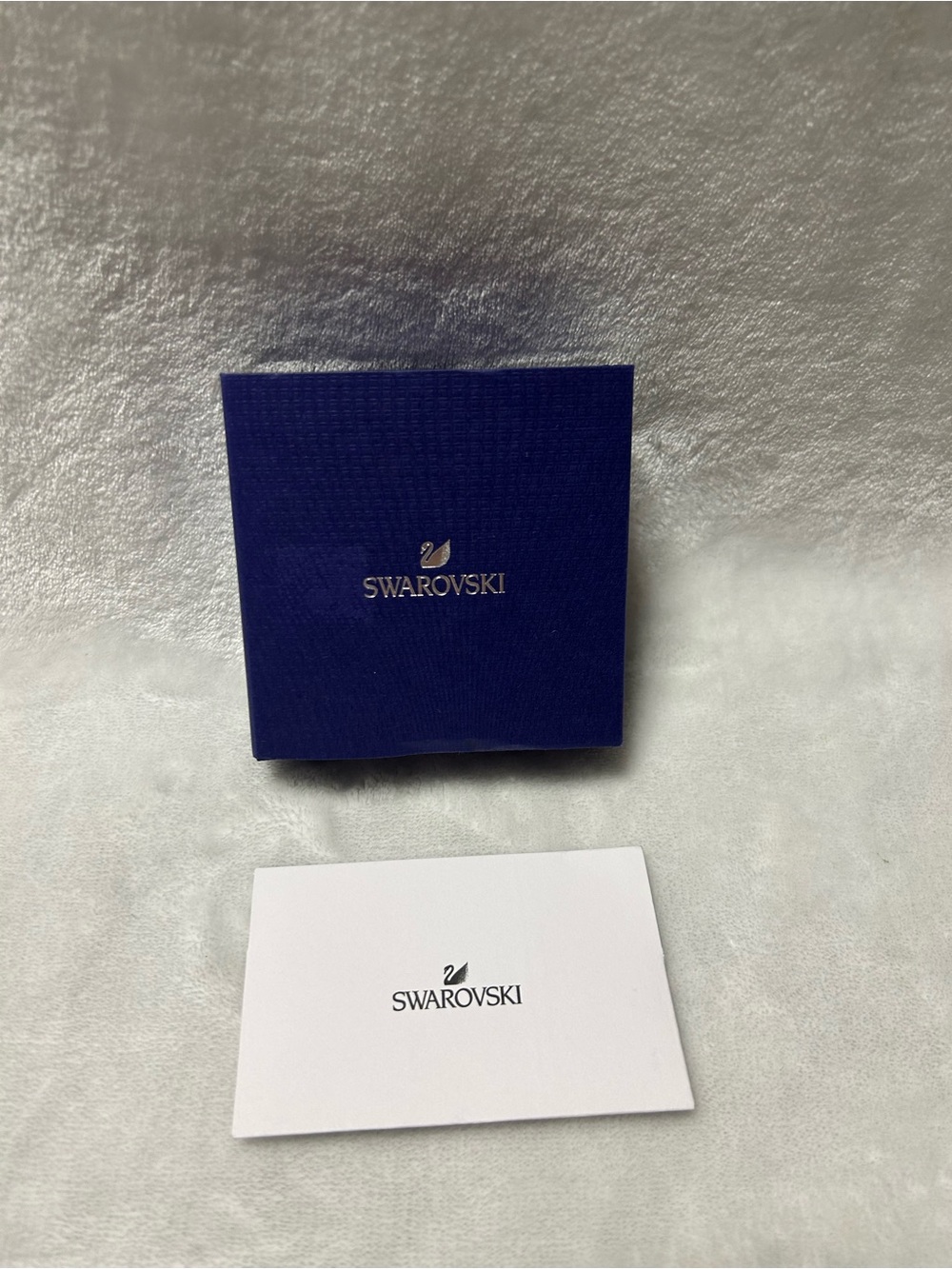 Small blue Swarovski storage gift box ONLY